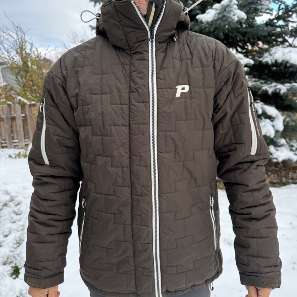 Men's M High Quality Peak Performance 2 Zips Ski Jacket - Detachable Hood